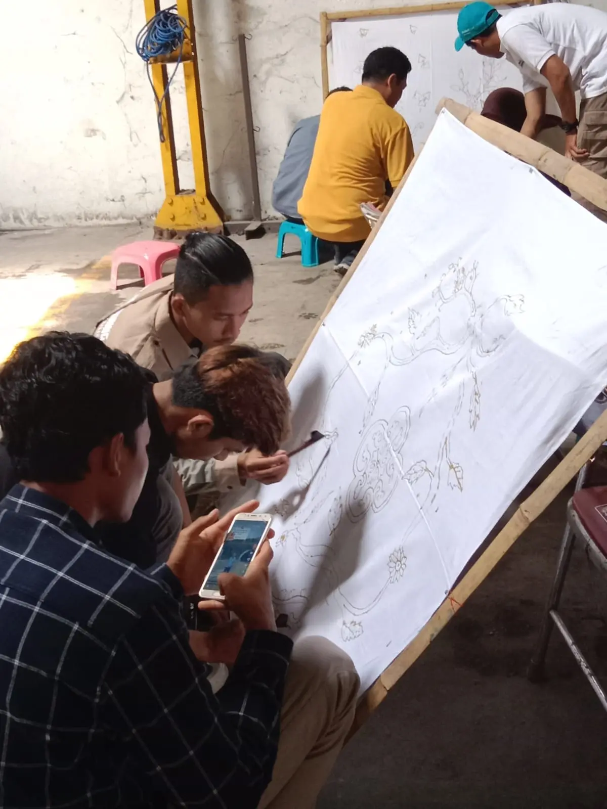 Pelatihan membatik mahasiswa UNIBA(37)